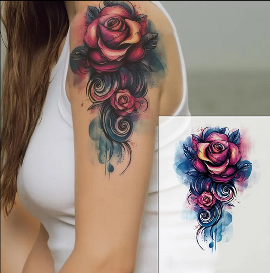 Fleur en style aquarelle
